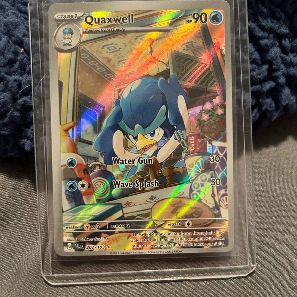 Quaxwell Pokémon Card